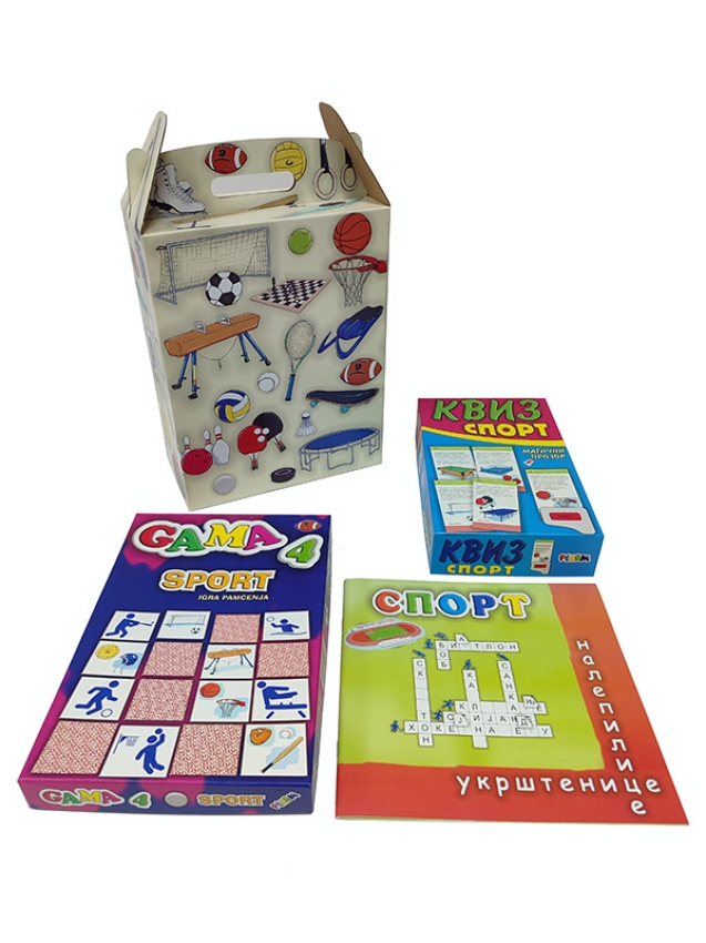 PAKETIĆ ZA LJUBITELJE SPORTA za 6+ za 977,90 din