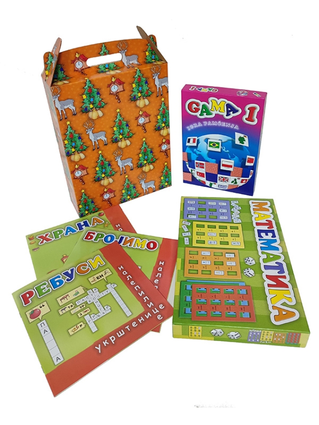 NOVOGODIŠNJI PAKETIĆ U KUTIJI 7+ za 1409,10 din