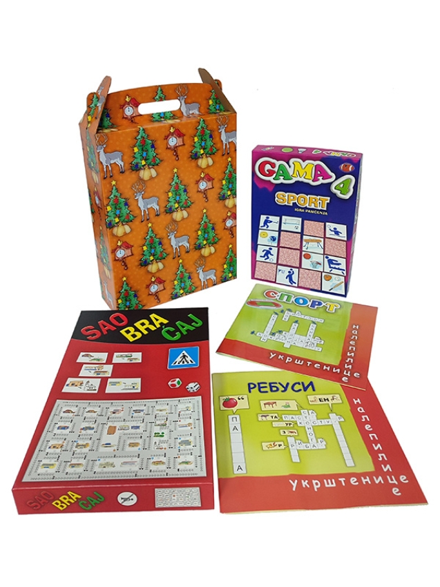 NOVOGODIŠNJI PAKETIĆ U KUTIJI 8+ za 1239,70 din