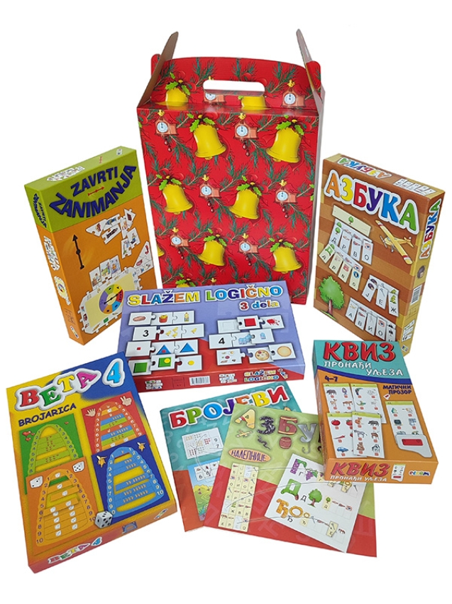 NOVOGODIŠNJI PAKETIĆ U KUTIJI 4+ god. za 2718,10 din