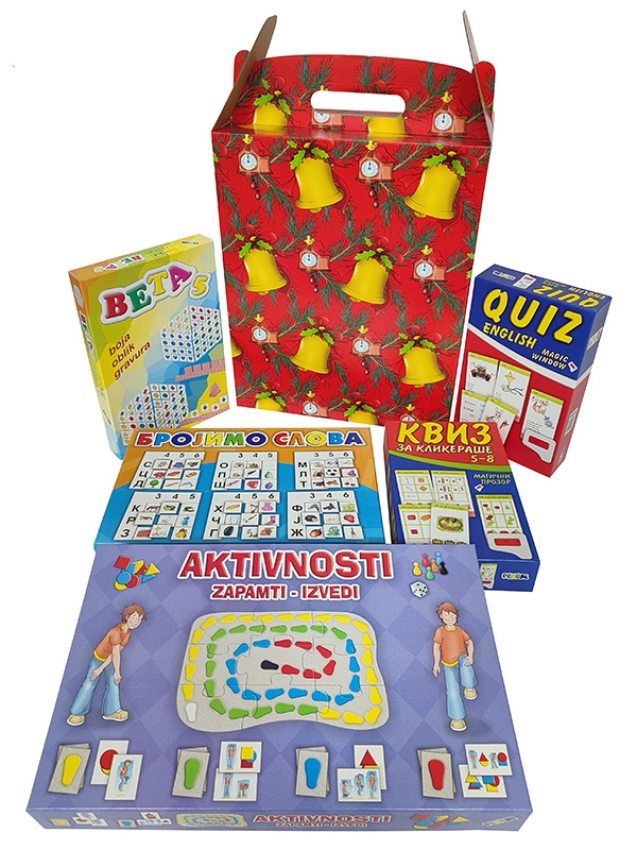 NOVOGODIŠNJI PAKETIĆ U KUTIJI 6+ god. za 2764,30 din