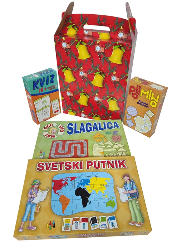NOVOGODIŠNJI PAKETIĆ U KUTIJI 9+ god. za 2910,60 din