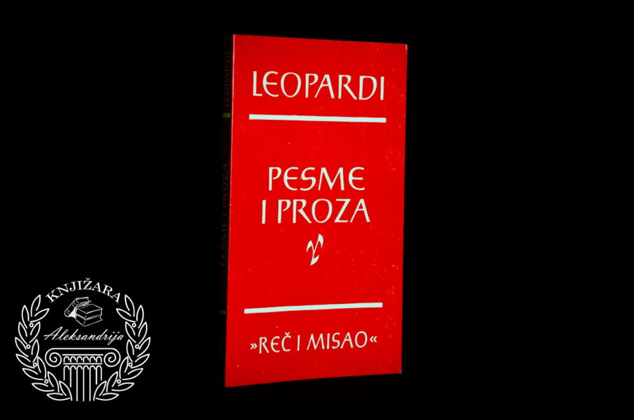 PESME I PROZA - Đakomo Leopardi 