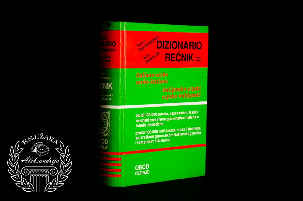 NOVI STANDARDNI - Italijansko Srpski Srpsko Italijanski rečnik